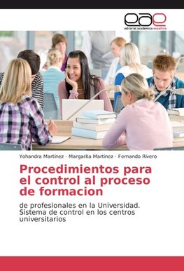 Procedimientos para el control al proceso de formacion