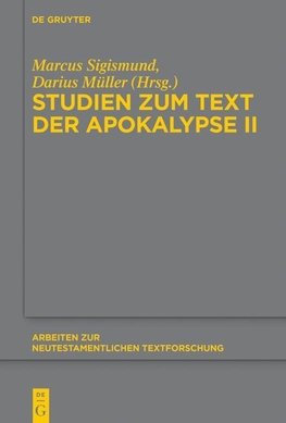 Studien zum Text der Apokalypse II