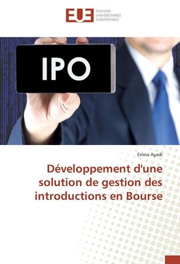 Développement d'une solution de gestion des introductions en Bourse