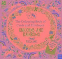 National Trust: The Colouring Book of Cards and Envelopes - Unicorns and Rainbows