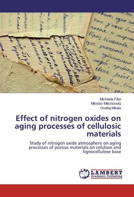 Effect of nitrogen oxides on aging processes of cellulosic materials