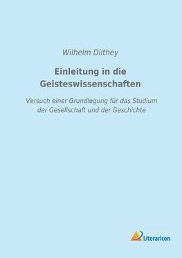 Einleitung in die Geisteswissenschaften