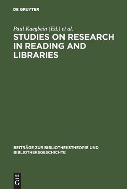 Studies on research in reading and libraries