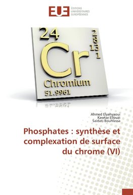 Phosphates : synthèse et complexation de surface du chrome (VI)