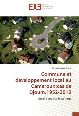 Commune et développement local au Cameroun:cas de Djoum,1952-2010