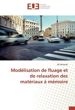 Modélisation de fluage et de relaxation des matériaux à mémoire