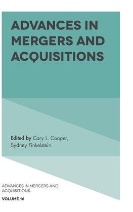 Advances in Mergers and Acquisitions