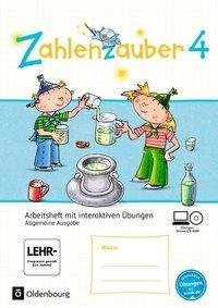 Zahlenzauber  4. Schuljahr - Allgemeine Ausgabe - Arbeitsheft mit interaktiven Übungen auf scook.de