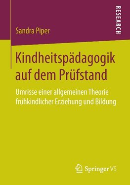 Kindheitspädagogik auf dem Prüfstand