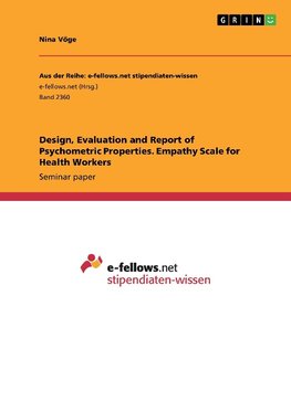 Design, Evaluation and Report of Psychometric Properties. Empathy Scale for Health Workers