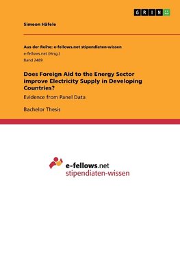 Does Foreign Aid to the Energy Sector improve Electricity Supply in Developing Countries?