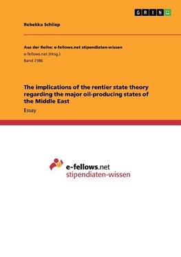 The implications of the rentier state theory regarding the major oil-producing states of the Middle East