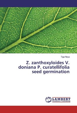 Z. zanthoxyloides V. doniana P. curatellifolia seed germination