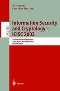 Information Security and Cryptology - ICISC 2002