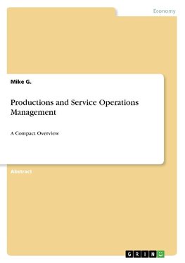 Productions and Service Operations Management