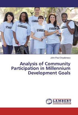 Analysis of Community Participation in Millennium Development Goals