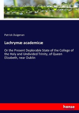 Lachrymæ academicæ