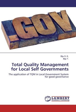 Total Quality Management for Local Self Governments