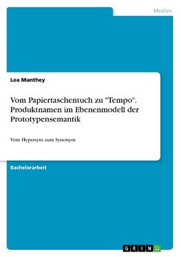 Vom Papiertaschentuch zu "Tempo". Produktnamen im Ebenenmodell der Prototypensemantik