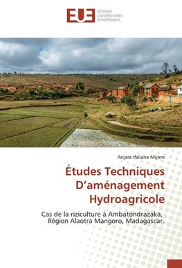 Études Techniques D'aménagement Hydroagricole