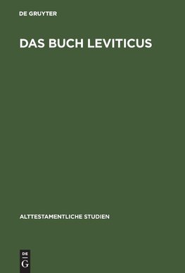 Das Buch Leviticus