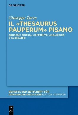 Il «Thesaurus pauperum» pisano