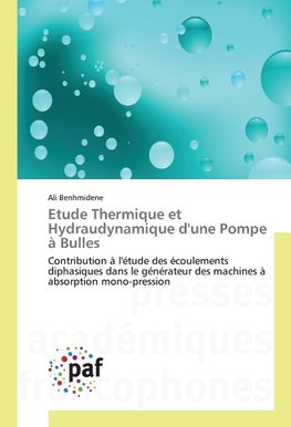 Etude Thermique et Hydraudynamique d'une Pompe à Bulles