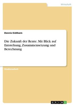 Die Zukunft der Rente. Mit Blick auf Entstehung, Zusammensetzung und Berechnung