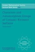 Characters and Automorphism Groups of Compact Riemann Surfaces