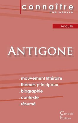 Fiche de lecture Antigone de Jean Anouilh (Analyse littéraire de référence et résumé complet)