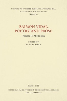 Raimon Vidal, Poetry and Prose