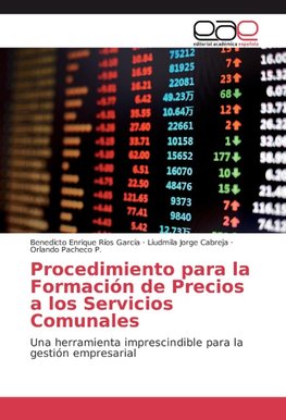 Procedimiento para la Formación de Precios a los Servicios Comunales