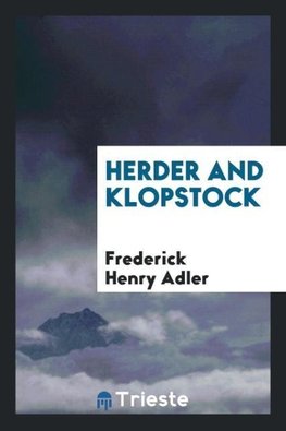 Herder and Klopstock