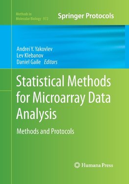 Statistical Methods for Microarray Data Analysis