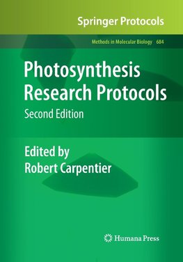 Photosynthesis Research Protocols