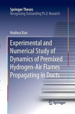 Experimental and Numerical Study of Dynamics of Premixed Hydrogen-Air Flames Propagating in Ducts