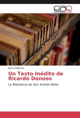 Un Texto Inédito de Ricardo Donoso