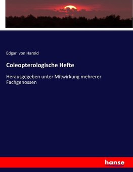 Coleopterologische Hefte