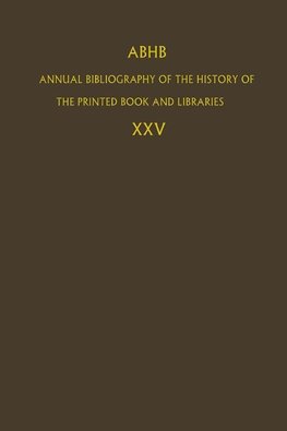 ABHB Annual Bibliography of the History of the Printed Book and Libraries