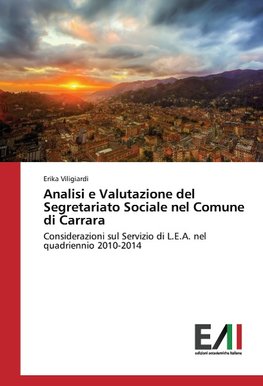 Analisi e Valutazione del Segretariato Sociale nel Comune di Carrara