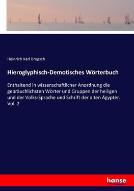 Hieroglyphisch-Demotisches Wörterbuch