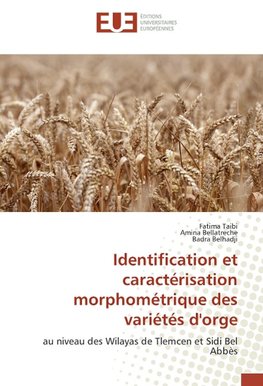 Identification et caractérisation morphométrique des variétés d'orge