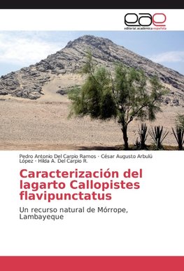 Caracterización del lagarto Callopistes flavipunctatus