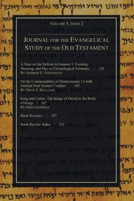 Journal for the Evangelical Study of the Old Testament, 5.2