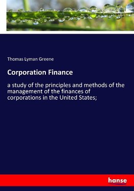 Corporation Finance