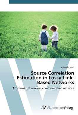 Source Correlation Estimation in Lossy-Link-Based Networks