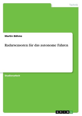 Radarsensoren für das autonome Fahren