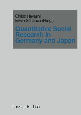 Quantitatives Social Research in Germany and Japan