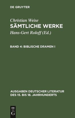 Biblische Dramen I