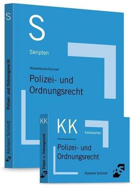 Bundle, Wüstenbecker, Skript Polizei- und Ordnungsrecht + Karteikarten Polizei- und Ordnungsrecht